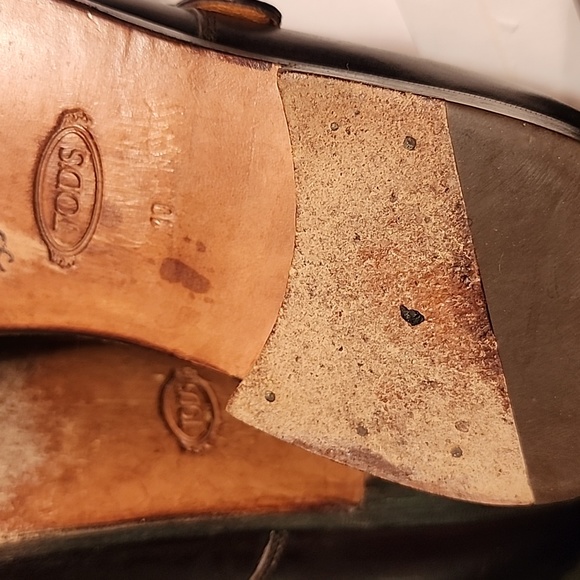 TOD'S Buckled Brogues Very Clean Size 10 Luxurious Italian Leather Fantastic - Picture 10 of 12